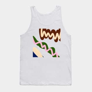 Colorful watercolor abstract texture Tank Top